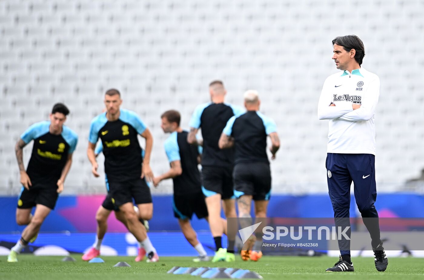 Turkey Soccer Champions League Inter Training