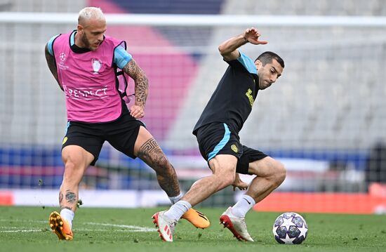 Turkey Soccer Champions League Inter Training