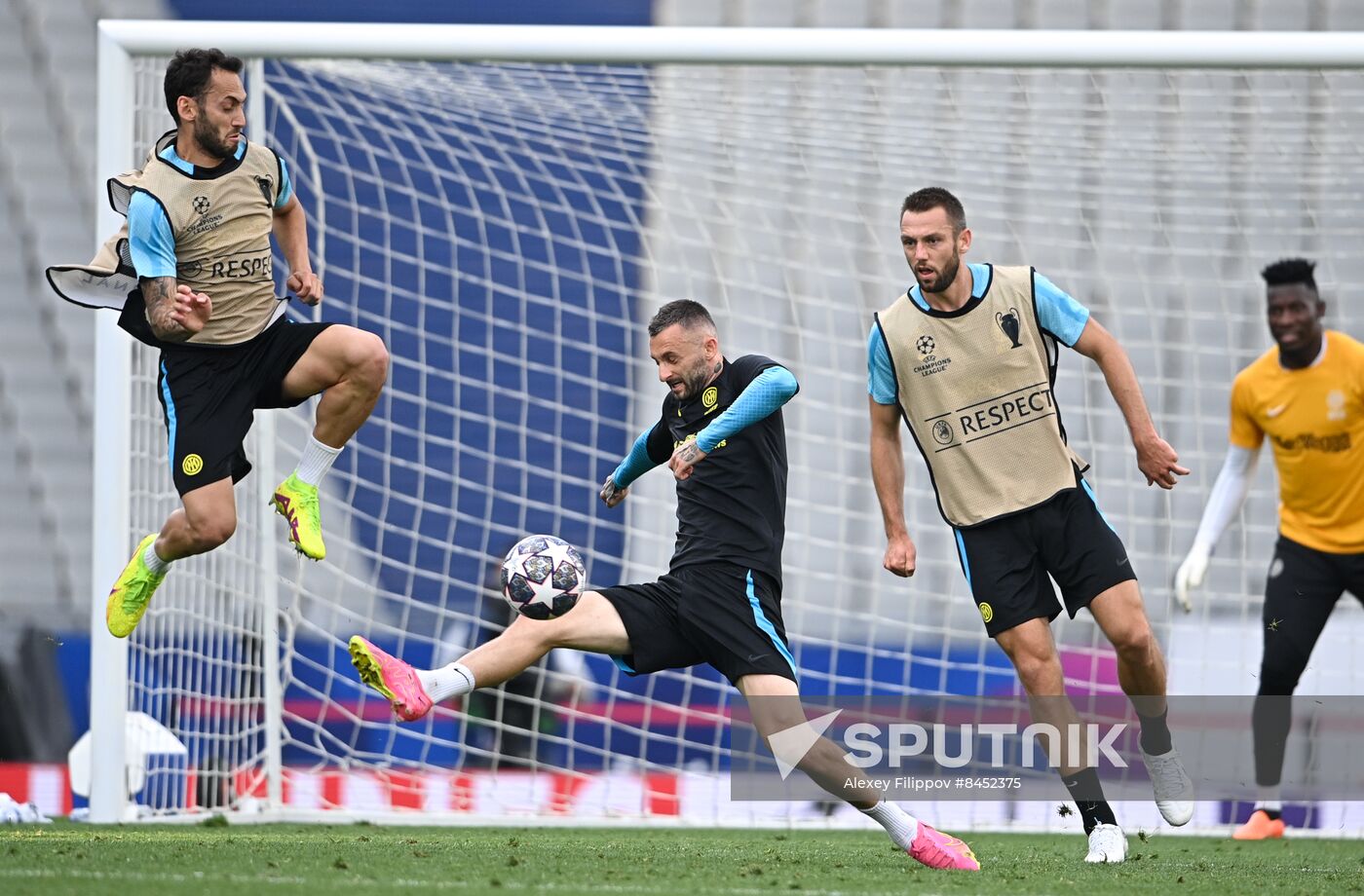 Turkey Soccer Champions League Inter Training