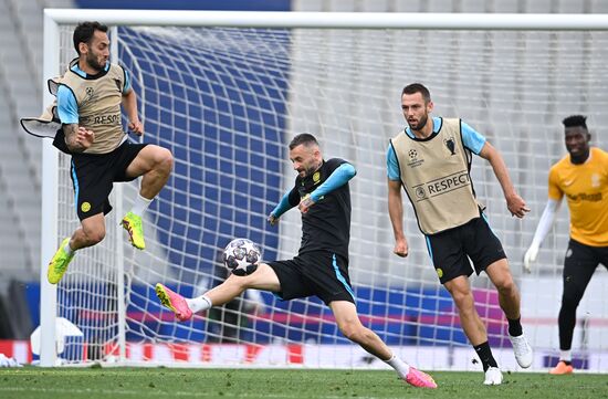 Turkey Soccer Champions League Inter Training