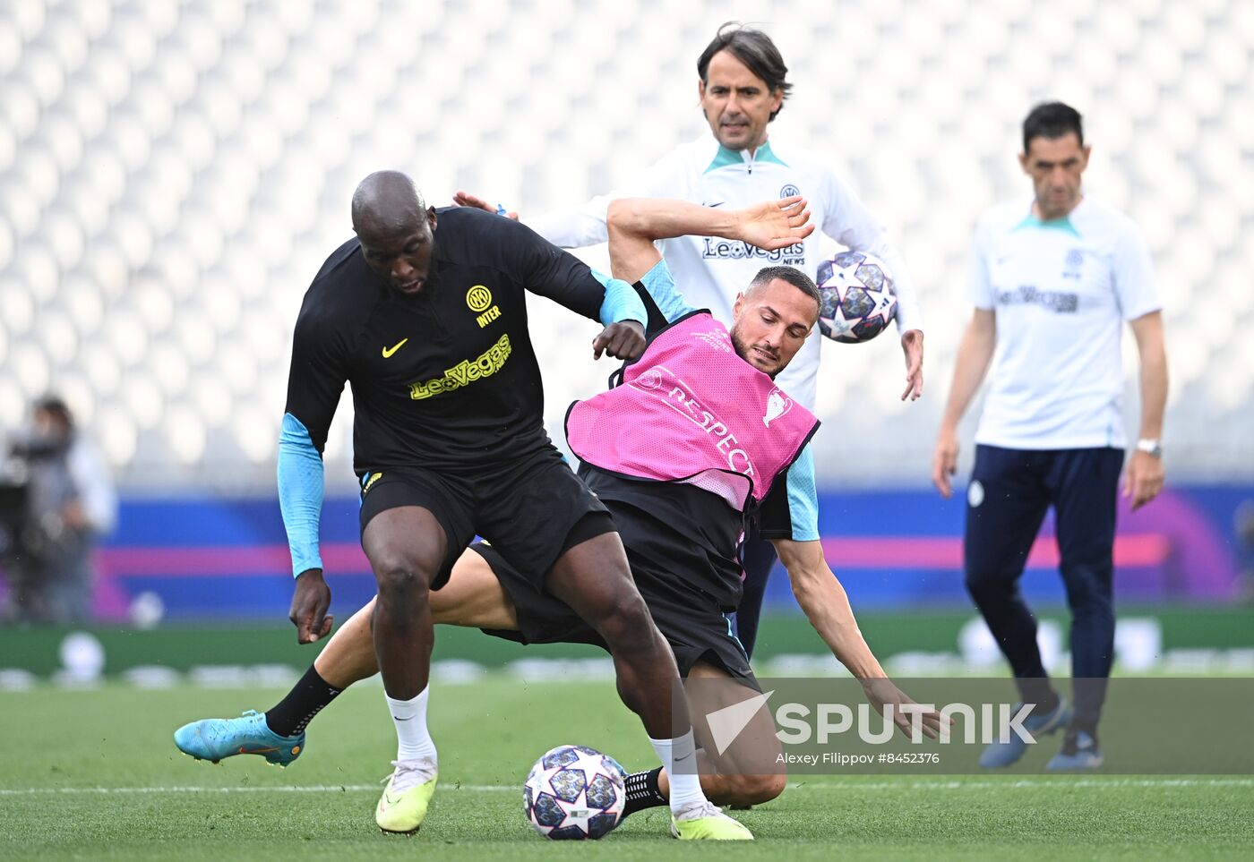 Turkey Soccer Champions League Inter Training