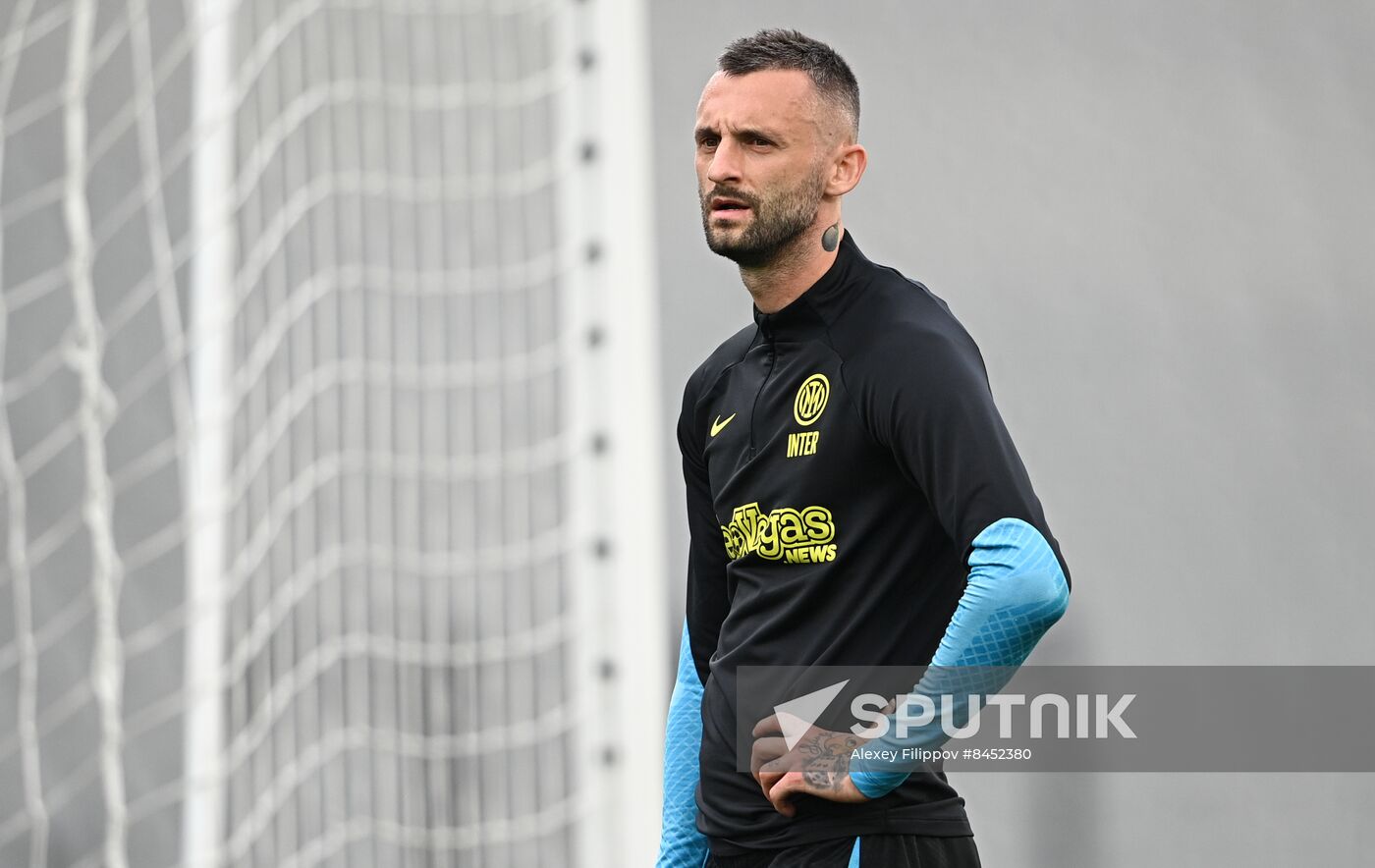 Turkey Soccer Champions League Inter Training