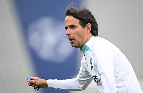 Turkey Soccer Champions League Inter Training