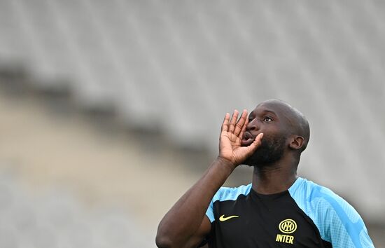 Turkey Soccer Champions League Inter Training