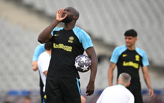 Turkey Soccer Champions League Inter Training