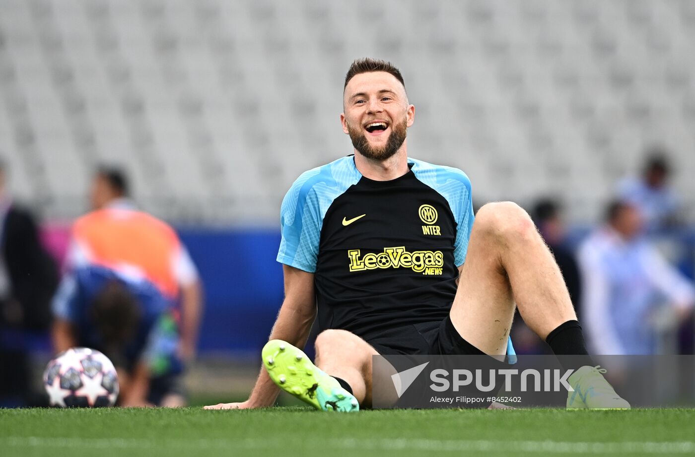 Turkey Soccer Champions League Inter Training