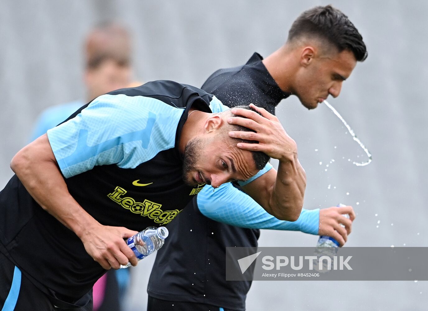 Turkey Soccer Champions League Inter Training