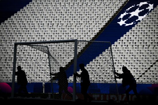 Turkey Soccer Champions League Inter Training