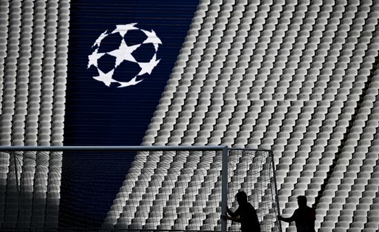 Turkey Soccer Champions League Inter Training