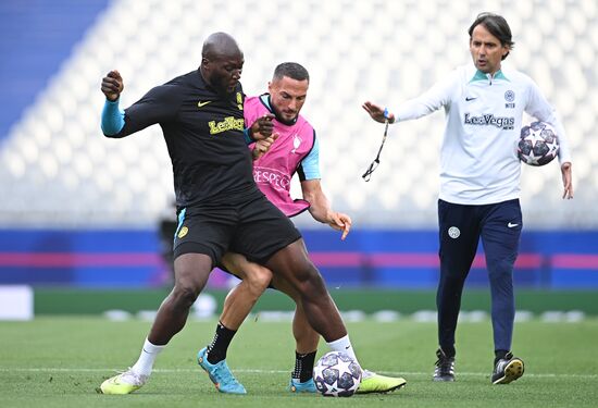 Turkey Soccer Champions League Inter Training