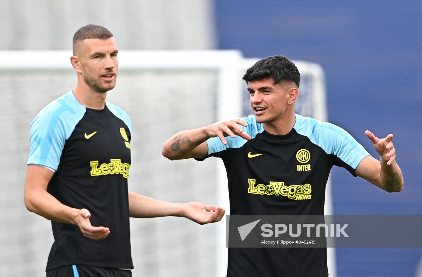 Turkey Soccer Champions League Inter Training