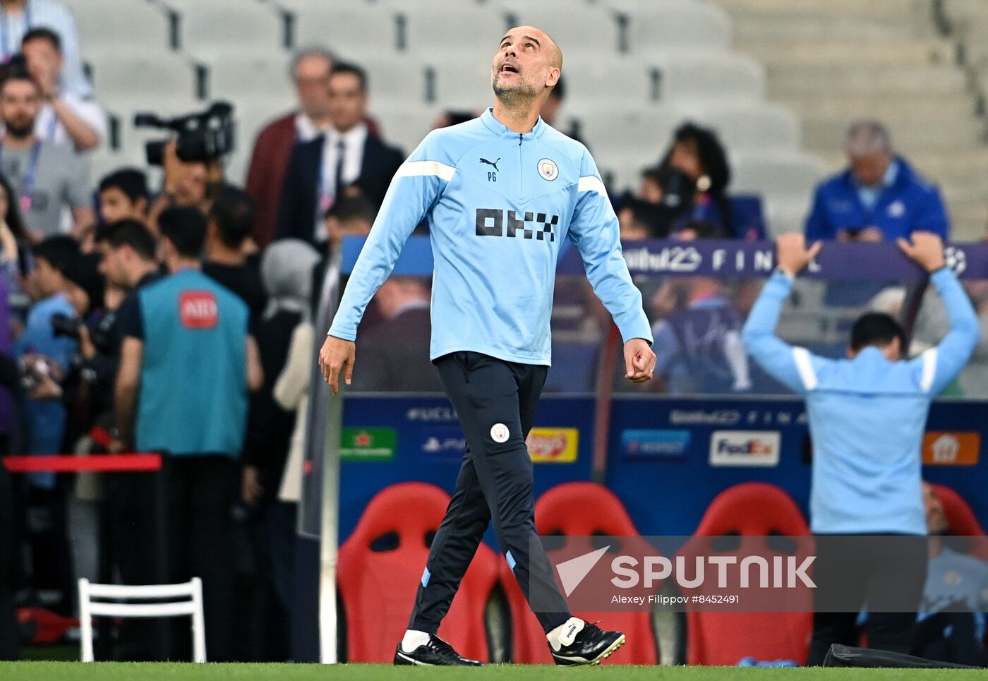 Turkey Soccer Champions League Manchester City Training