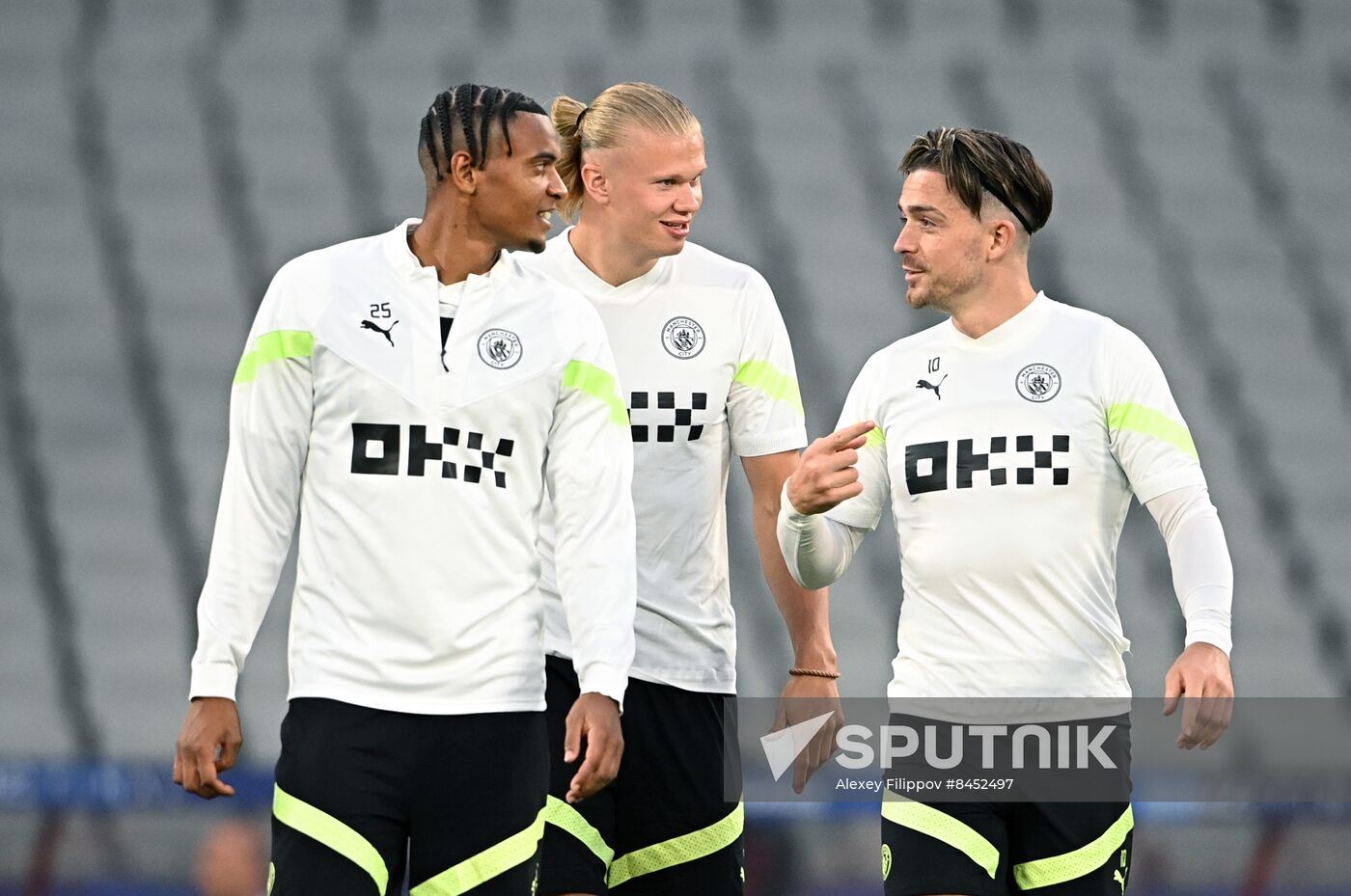 Turkey Soccer Champions League Manchester City Training