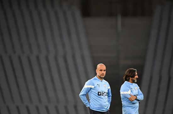 Turkey Soccer Champions League Manchester City Training