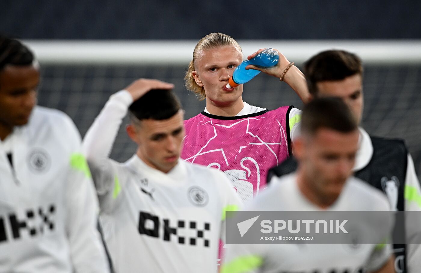 Turkey Soccer Champions League Manchester City Training