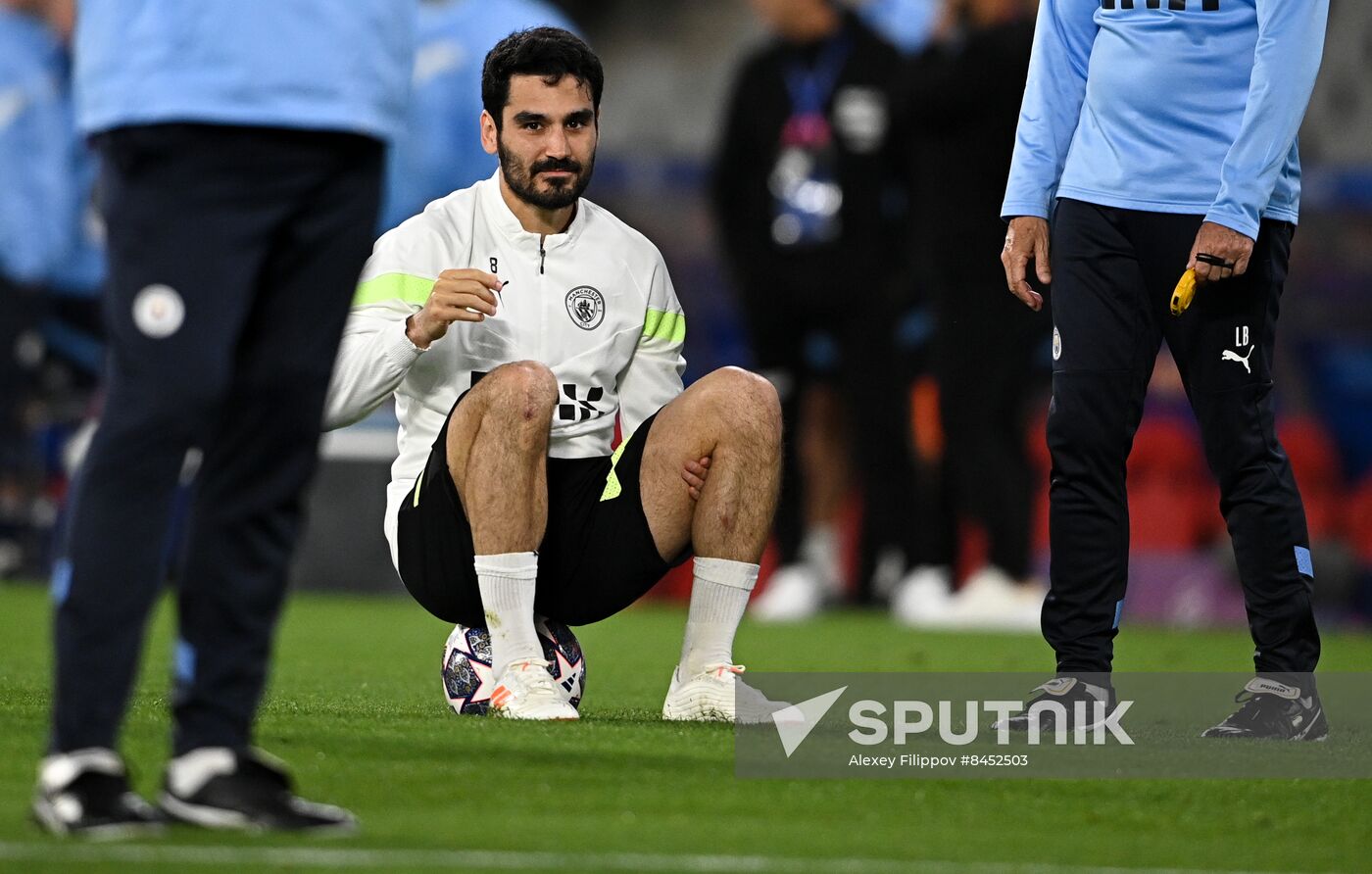 Turkey Soccer Champions League Manchester City Training