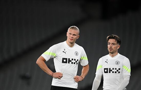 Turkey Soccer Champions League Manchester City Training