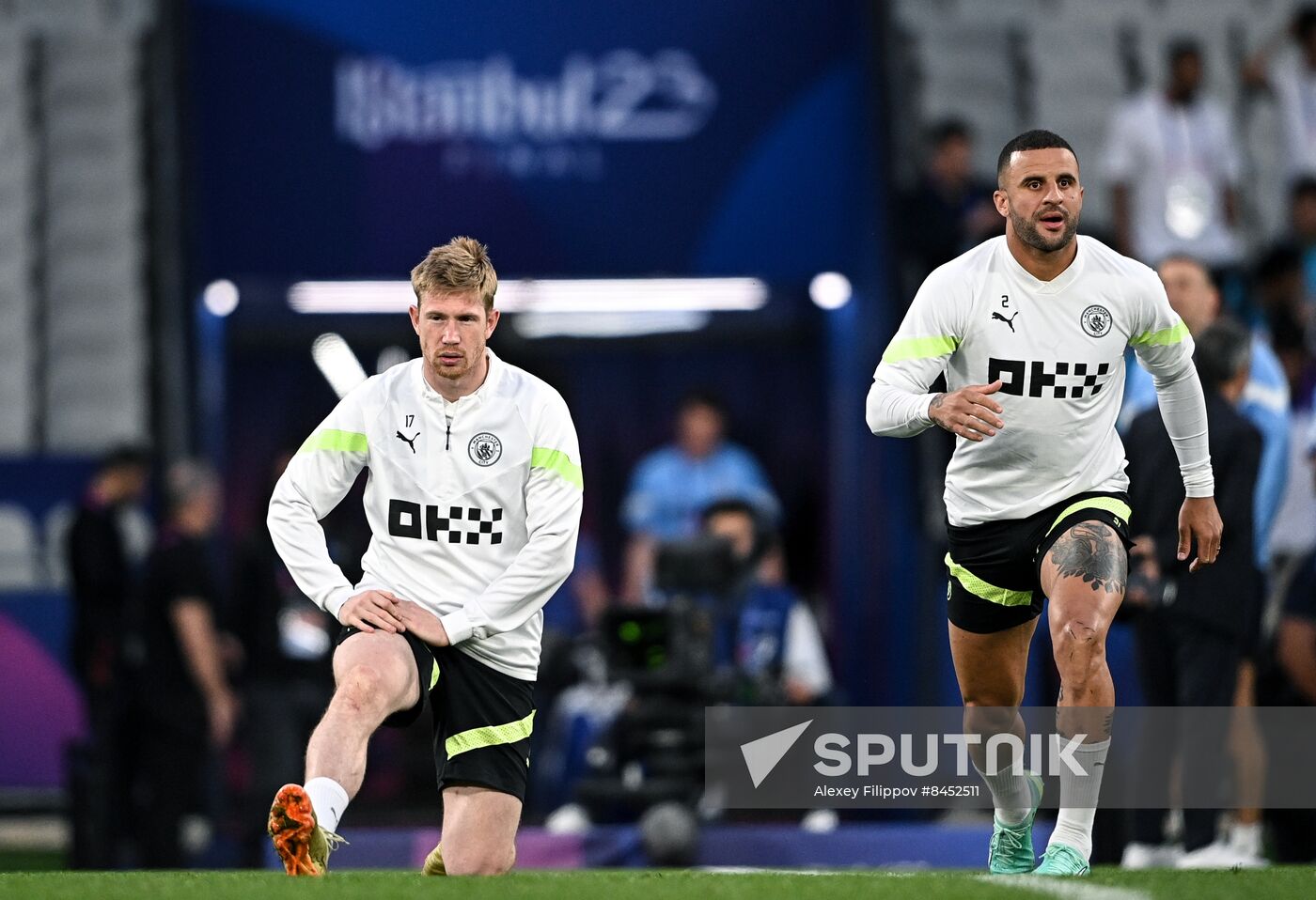 Turkey Soccer Champions League Manchester City Training