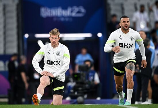 Turkey Soccer Champions League Manchester City Training