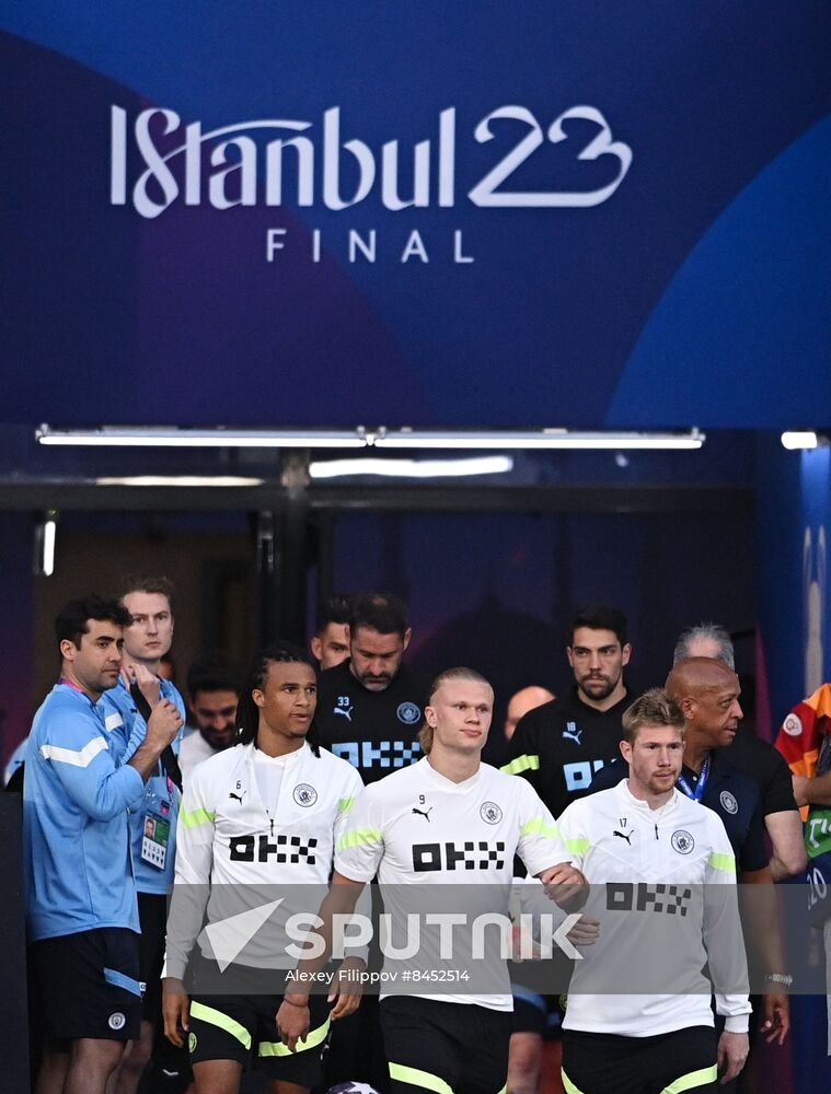Turkey Soccer Champions League Manchester City Training