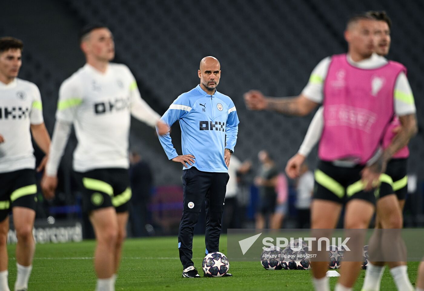 Turkey Soccer Champions League Manchester City Training