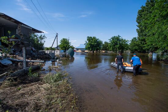 Russia Ukraine Kakhovka HPP Destruction