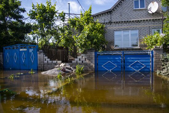 Russia Ukraine Kakhovka HPP Destruction