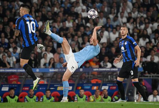 Turkey Soccer Champions League Manchester City - Inter