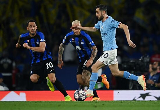 Turkey Soccer Champions League Manchester City - Inter