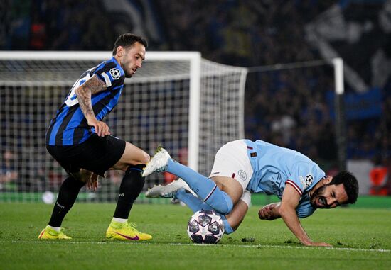 Turkey Soccer Champions League Manchester City - Inter