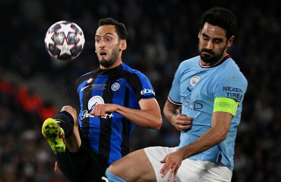 Turkey Soccer Champions League Manchester City - Inter