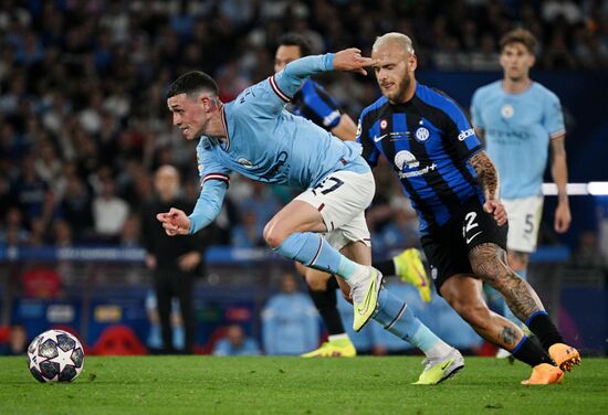 Turkey Soccer Champions League Manchester City - Inter