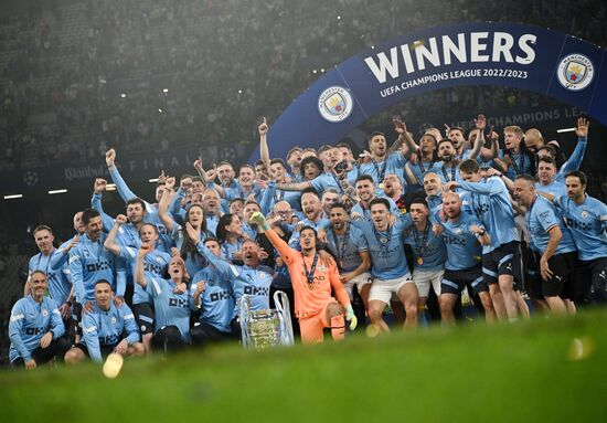 Turkey Soccer Champions League Manchester City - Inter