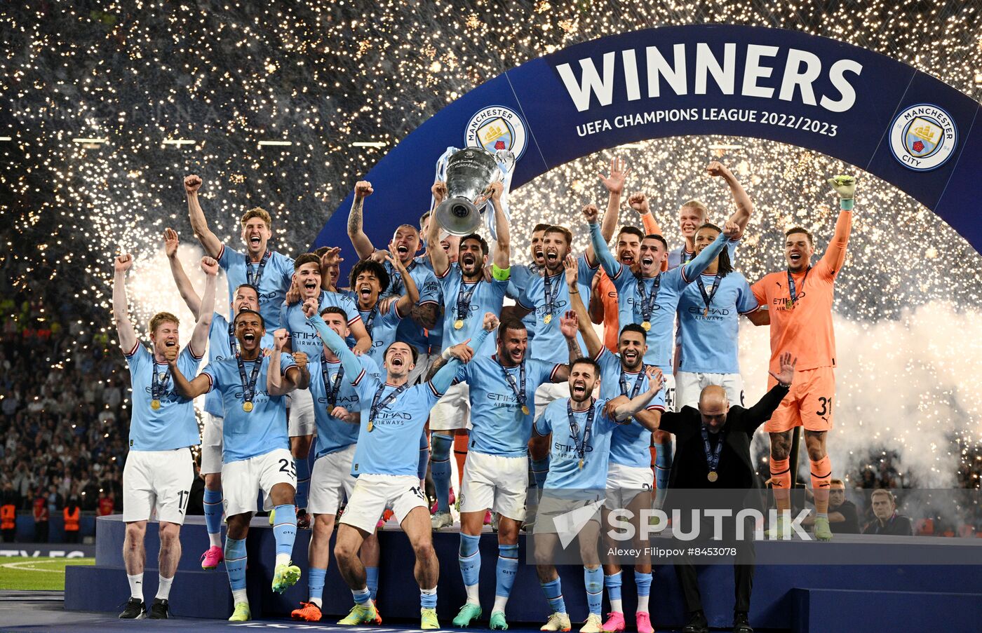 Turkey Soccer Champions League Manchester City - Inter