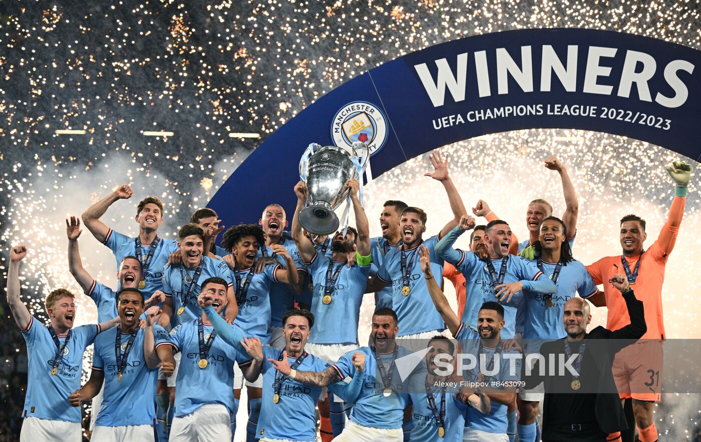 Turkey Soccer Champions League Manchester City - Inter