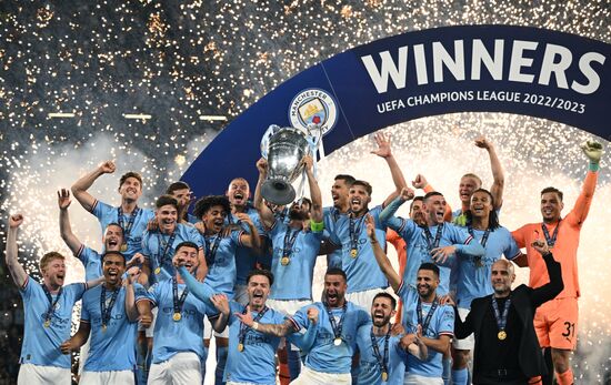 Turkey Soccer Champions League Manchester City - Inter