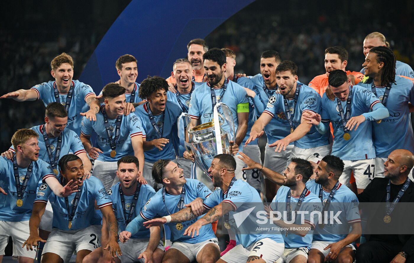 Turkey Soccer Champions League Manchester City - Inter