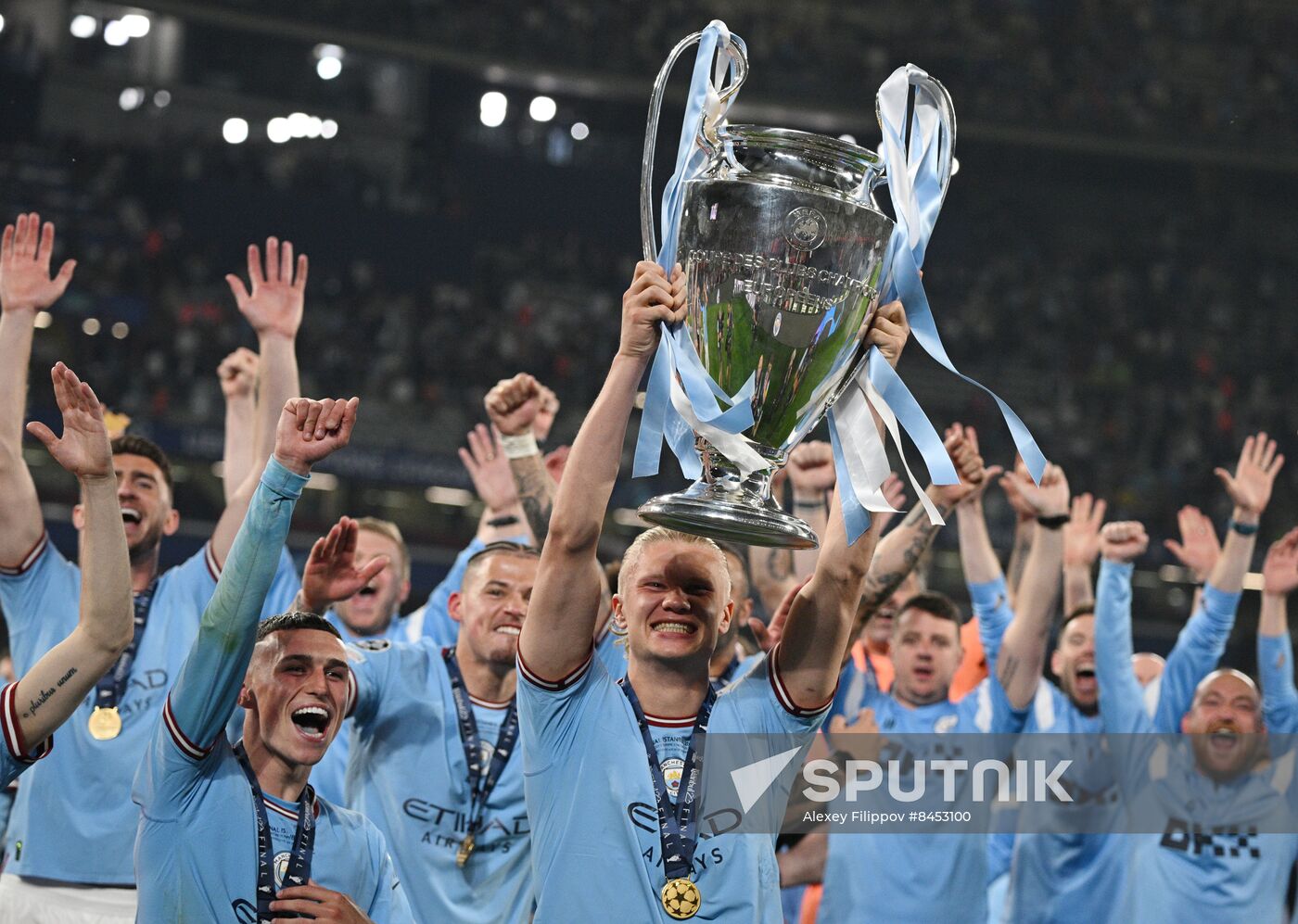 Turkey Soccer Champions League Manchester City - Inter