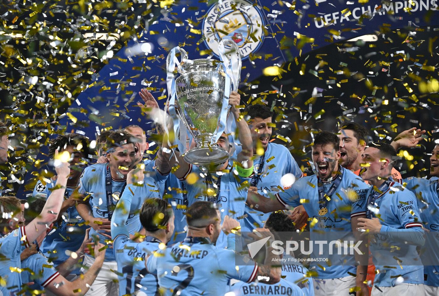 Turkey Soccer Champions League Manchester City - Inter