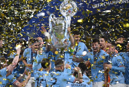 Turkey Soccer Champions League Manchester City - Inter