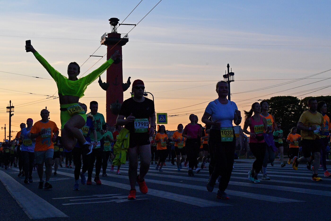 White Nights Marathon in St. Petersburg