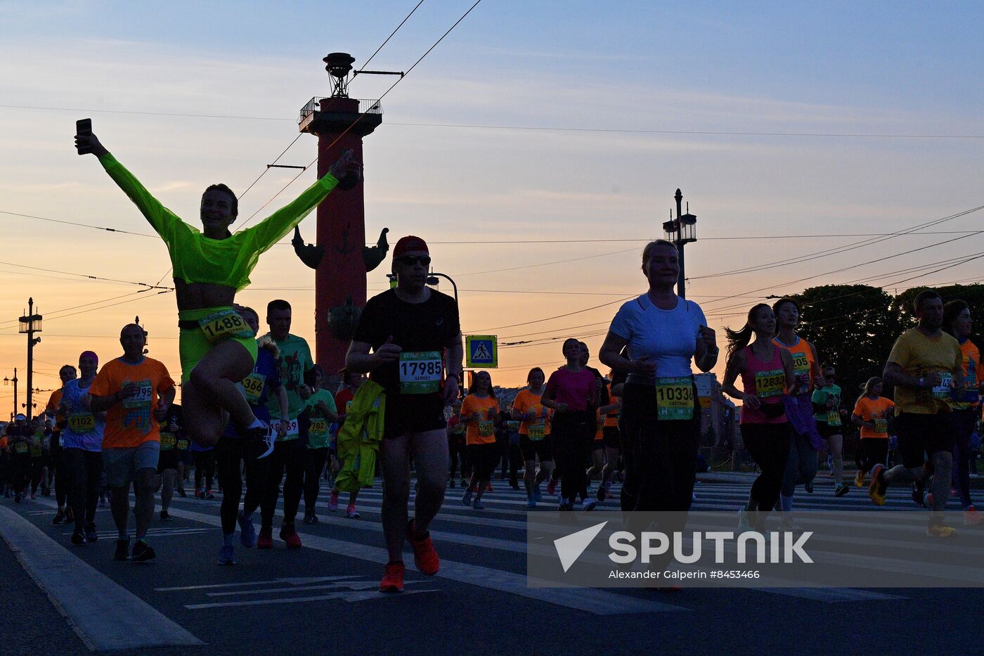White Nights Marathon in St. Petersburg