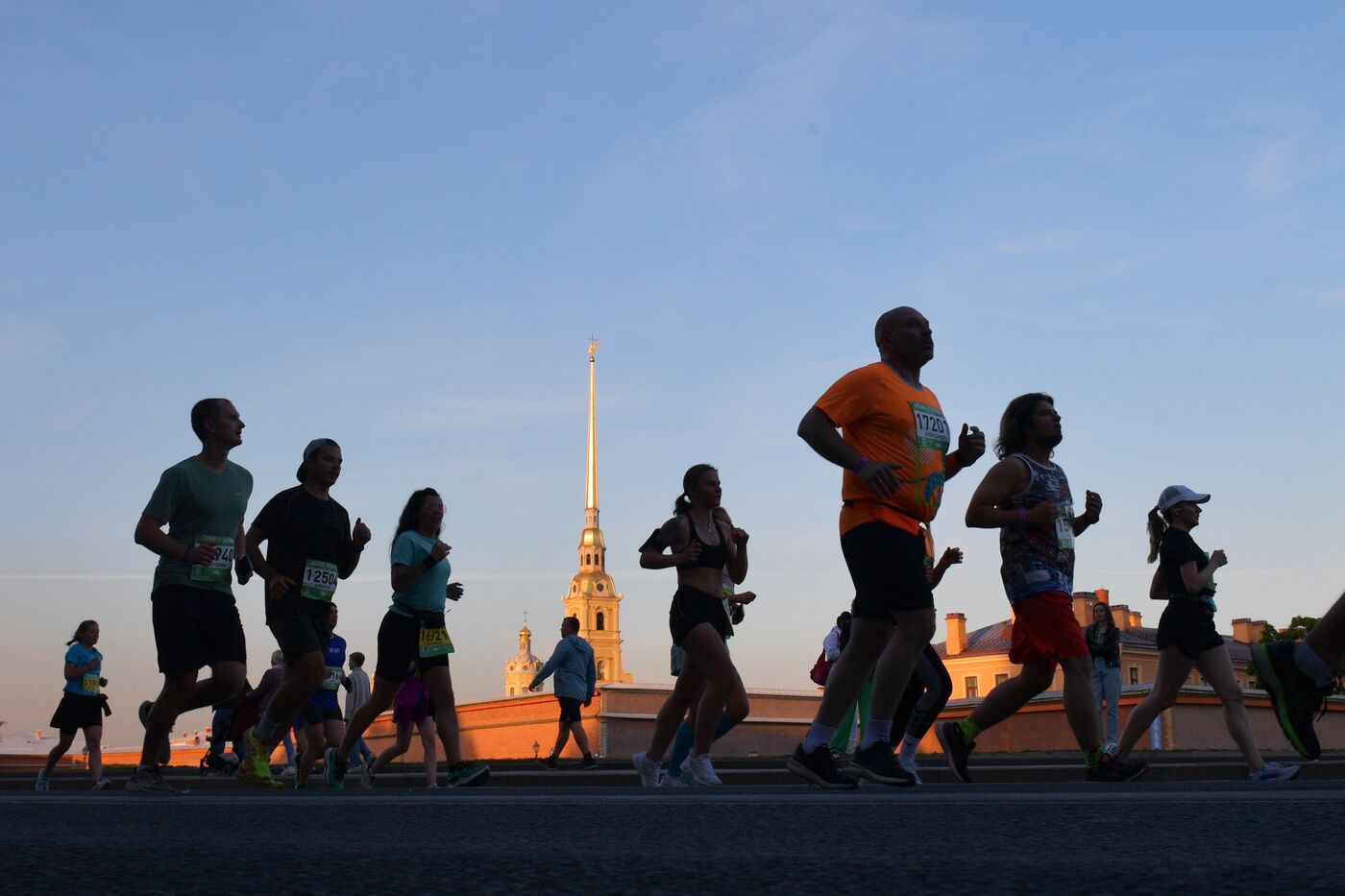 White Nights Marathon in St. Petersburg