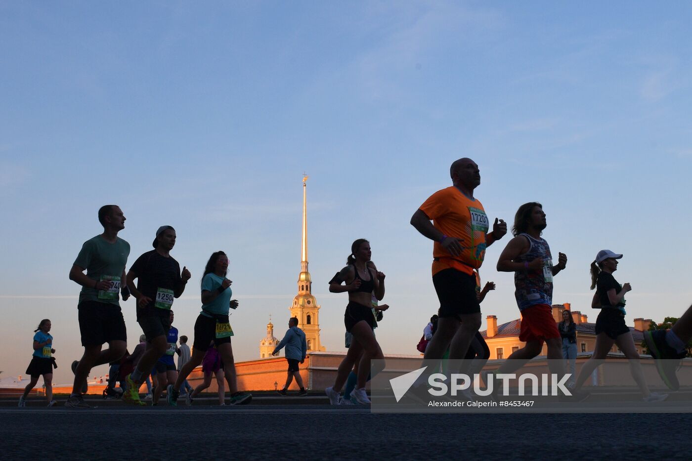 White Nights Marathon in St. Petersburg