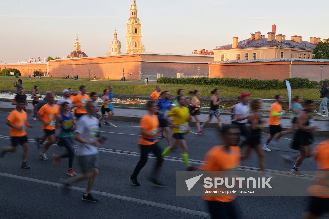 White Nights Marathon in St. Petersburg