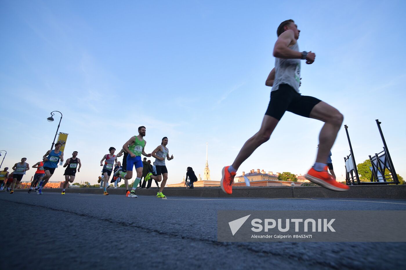 White Nights Marathon in St. Petersburg