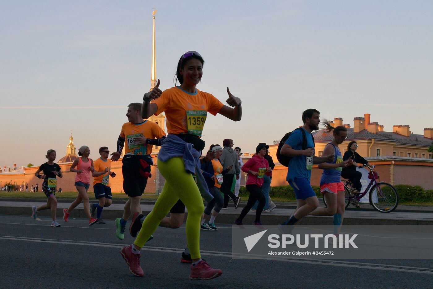 White Nights Marathon in St. Petersburg