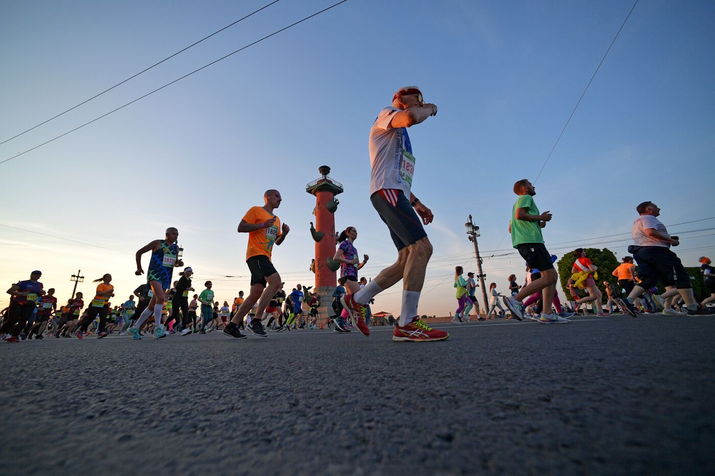 White Nights Marathon in St. Petersburg