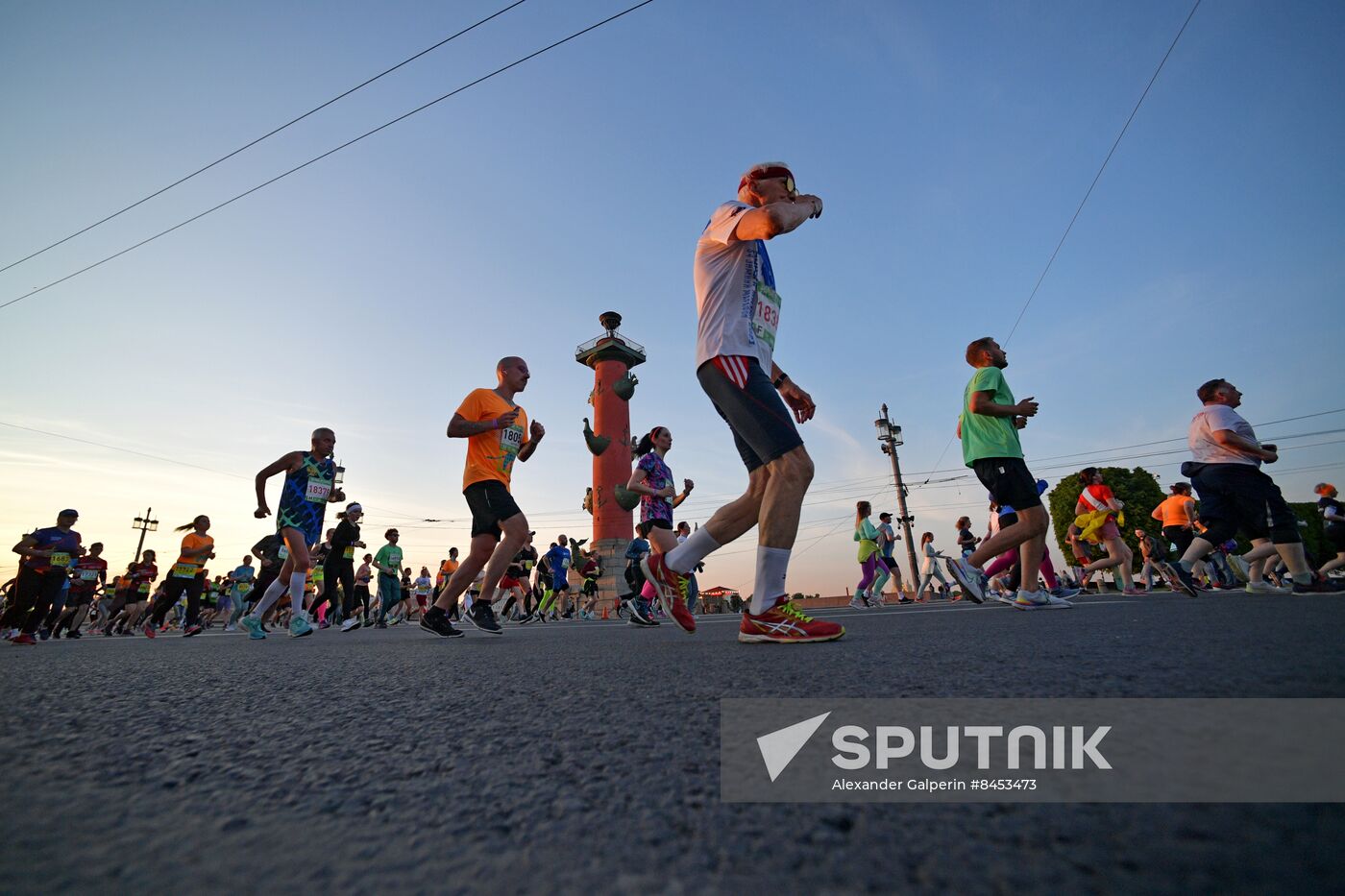 White Nights Marathon in St. Petersburg