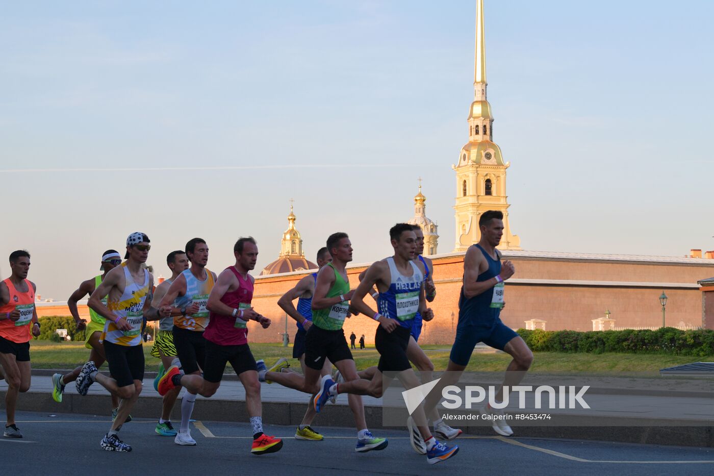 White Nights Marathon in St. Petersburg